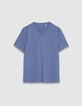 Blaues T-Shirt mit ABSOLUTE DRY Logo-Detail Herren-6