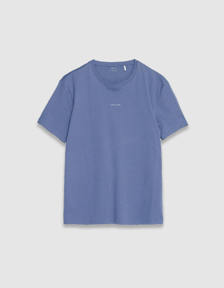 Blaues T-Shirt mit ABSOLUTE DRY Logo-Detail Herren-6