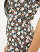 Robe bleue imprimé fleurs blanches I.Code-4