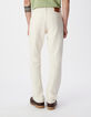 Serge Herren ecru gerade Jeans-3