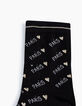 Chaussettes noires Love Paris I.Code-2