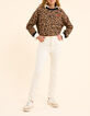 Ecru jurk met plantaardige bandana print I.Code-2
