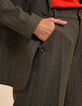 Pantalon de tailleur noir motif chevrons I.Code-4