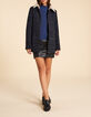 I.Code blue stand-up collar sweater-2