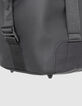 Wochenendtasche schwarz nylon wax effect Herren-6
