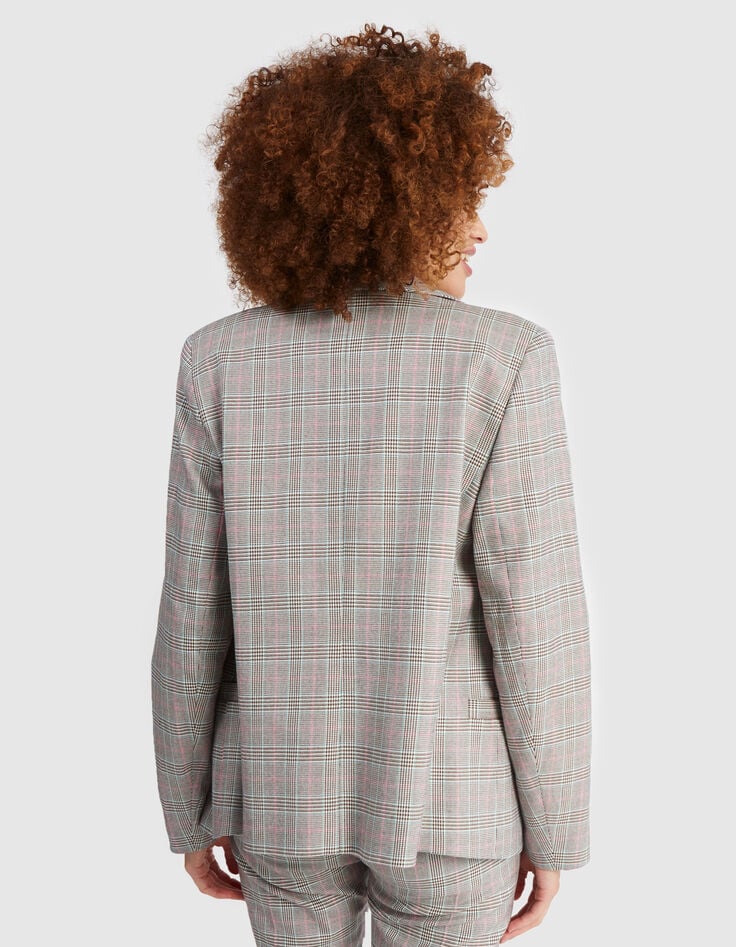 Americana beige a cuadros I.Code-3