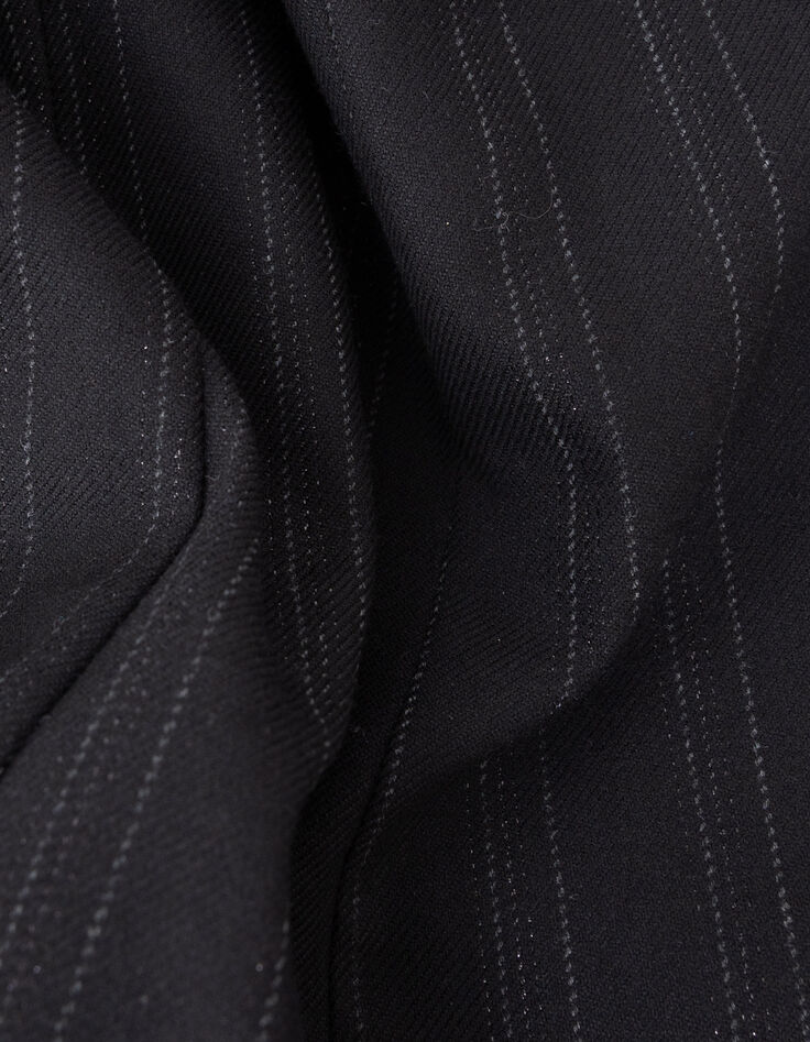 Vestido chaleco negro rayas I.Code-8 Vestido chaleco negro rayas I.Code-8