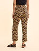 Beige broek bloemen-luipaardprint I.Code-5