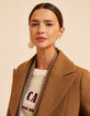 I.Code camel long coat-8