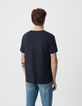 Marineblaues Herren-T-Shirt L'Essentiel-2