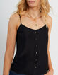 Top noir esprit lingerie décor boutons I.Code-3