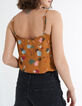 Top mélèze esprit lingerie imprimé ludique I.Code-3