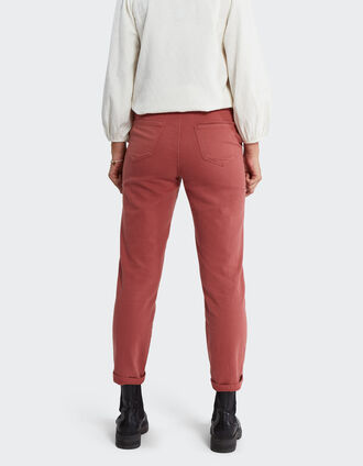 Boyfit jeans in cherry pink I.Code