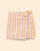 I.Code yellow striped skort-6