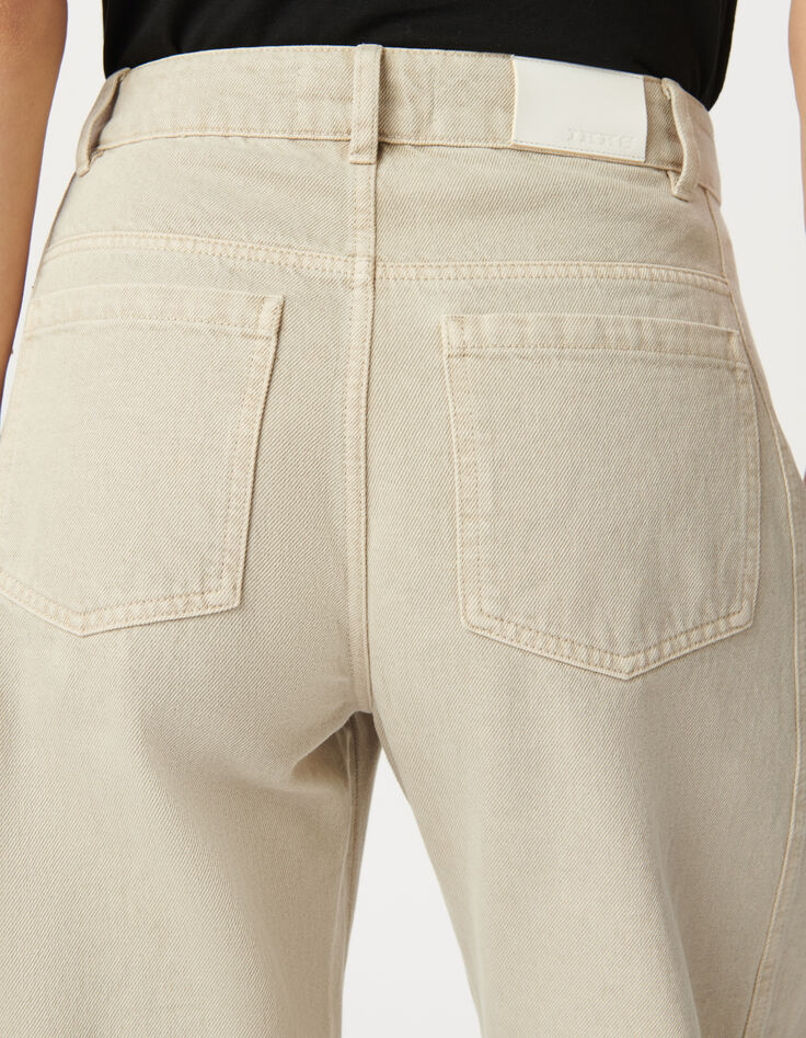Beige Gabrielle Balloon-Jeans f&uuml;r Damen-5