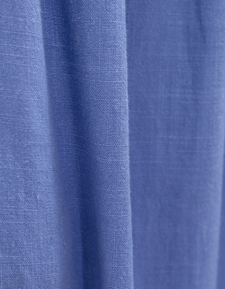 Robe bleue bretelles tressées à nouer dos I.Code-6