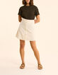 T-shirt noir imprim&eacute; floral coeur I.Code-5