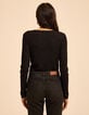 I.Code black lurex knit sweater with ribbing-4 I.Code black lurex knit sweater with ribbing-4