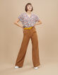 Pantalon large camel I.Code-1