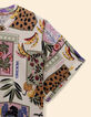 Camiseta con estampado de patchwork de plátano I.Code-3