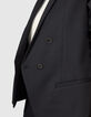 Veste de costume noir jacquard I.Code-3