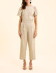 I.Code gold beige suit trousers-7