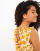 Vestido amarillo de flores I.Code-5