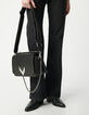 Die 111 Romy Tasche schwarz Leder metalleries silber Damen-6
