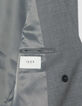 Graue Zweireiher-Anzugjacke f&uuml;r Herren-8