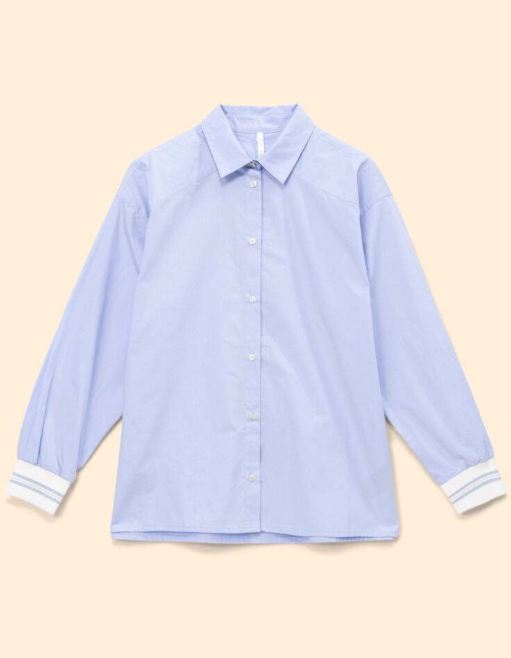 I.Code blue long-sleeved shirt with ribbed trim-6 I.Code blue long-sleeved shirt with ribbed trim-6