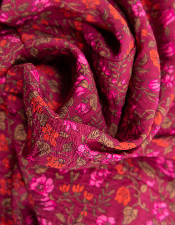 Roze jurk bloemenprint I.Code-9