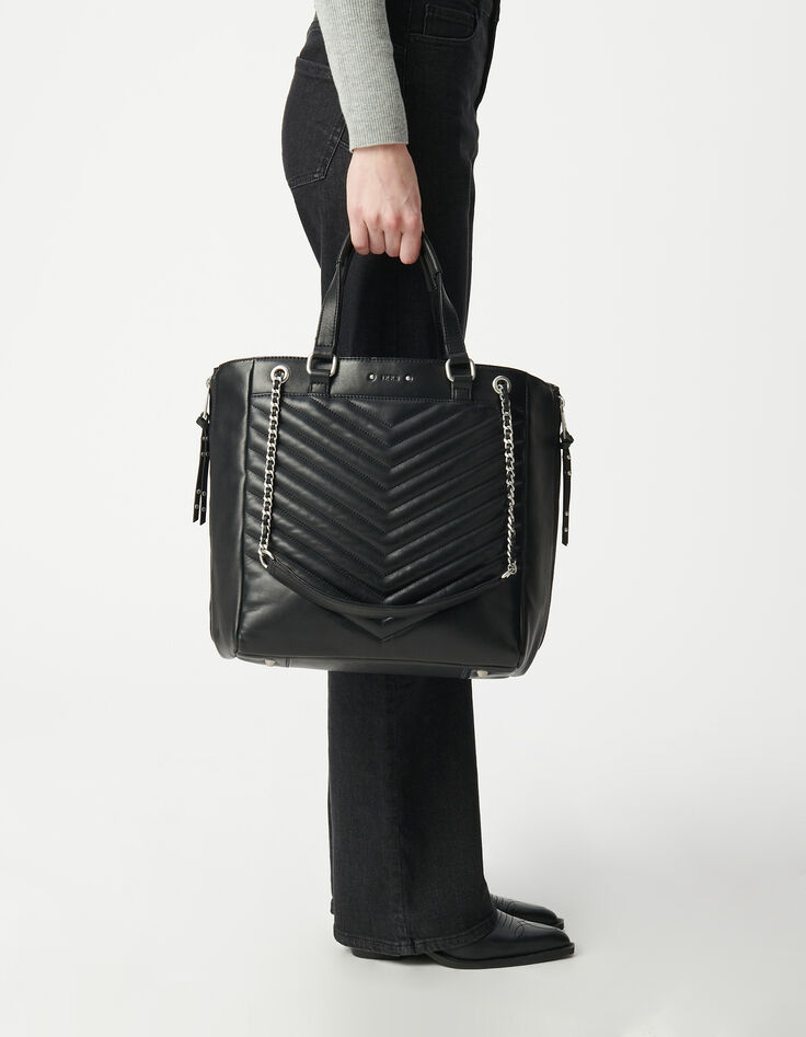 Tasche 1440 schwarz Leder Gr&ouml;&szlig;e L Damen-5
