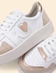 White leather velour and beige trainers I.Code-6