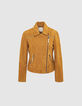 Blouson mélèze en cuir velours I.Code-6