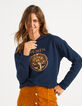 Sudadera navy azul con capucha y mensaje I.Code-1