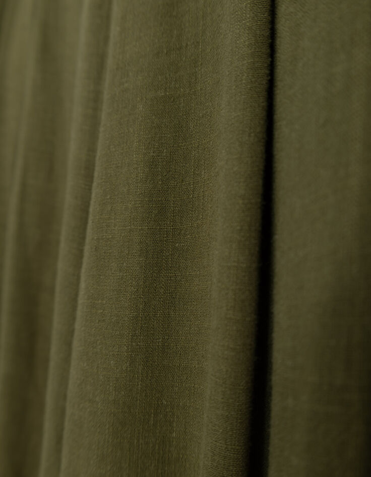 Ecru lurex krijtstreep motief pak broek I.Code-9