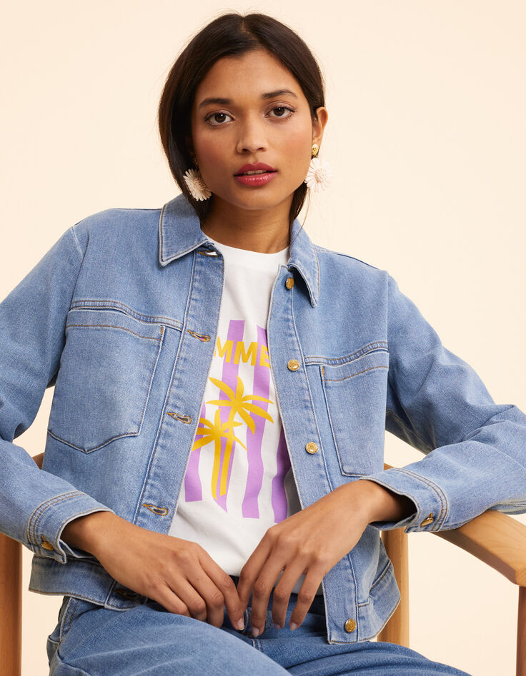 Blue denim jacket I.Code-1