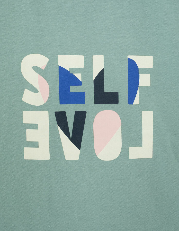 Camiseta menta mensaje I.Code -2 Camiseta menta mensaje I.Code -2