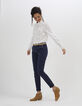 Marineblaue Chinohose I.Code-6