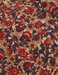 Top rojo flores mangas plisadas I.Code-9