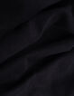 I.Code black hooded T-shirt with zipped collar-8