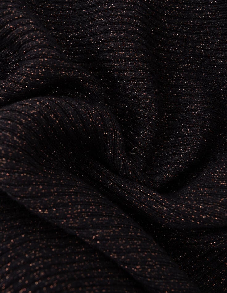I.Code black lurex knit sweater with ribbing-9 I.Code black lurex knit sweater with ribbing-9