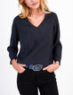 Blusa negra tira encaje espalda I.Code-2