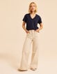 I.Code blue knit T-shirt-5 I.Code blue knit T-shirt-5