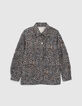 Chaqueta vaquera leopardo fauve I.Code-7
