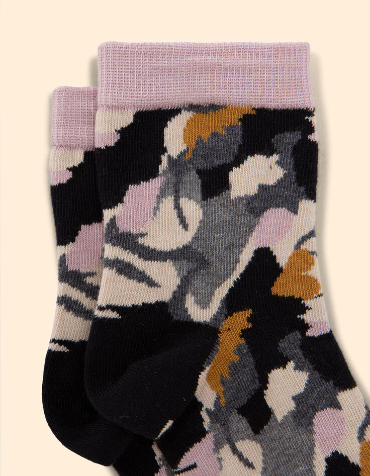 Camel, grey, pink socks I.Code-4 Camel, grey, pink socks I.Code-4