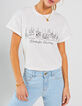 Tee-shirt blanc dessins chaussures I.Code-1