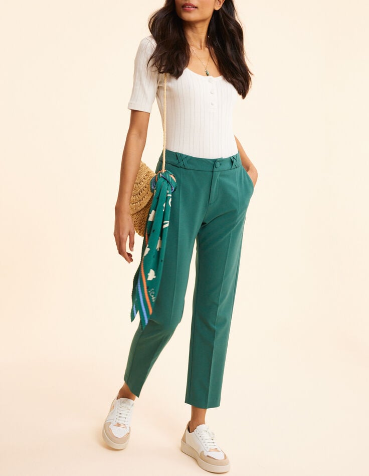 Pantalon de costume vert I.Code-3