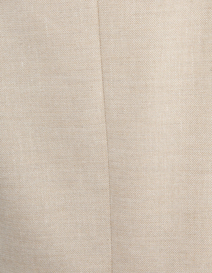 I.Code iridescent beige linen-blend suit jacket - I.CODE
