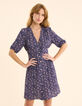 Robe marine imprimé floral rock I.Code-3